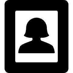 Single Woman Profile Picture Icon from Ultimate Bold Set