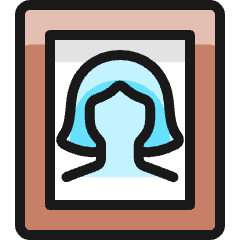Single Woman Profile Picture_1 Icon from Ultimate Colors Set