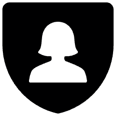 Single Woman Shield Icon from Ultimate Bold Set