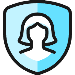 Single Woman Shield_2 Icon from Ultimate Colors Set