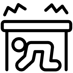 Earthquake Hiding Proof Table Icon from Ultimate Light Set