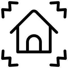 Earthquake House Shaking Icon from Ultimate Light Set