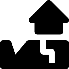 Natural Disaster Landslide Icon from Nova Solid Set