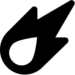 Natural Disaster Meteor Icon from Nova Solid Set