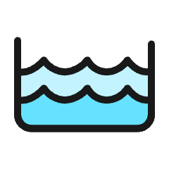 Natural Disaster Water Level Icon from Ultimate Colors Set