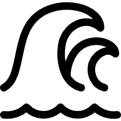 Tsunami Waves 2 Icon from Ultimate Regular Set