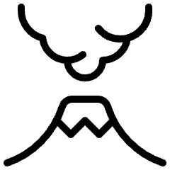 Volcano Eruption Smoke 1 Icon from Ultimate Light Set