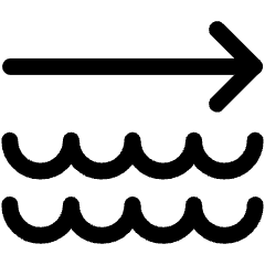 Water Currents 1 Icon from Ultimate Regular Set