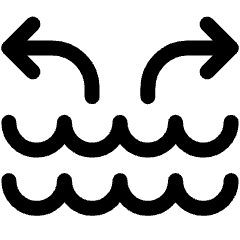 Water Currents 3 Icon from Ultimate Regular Set