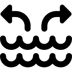 Water Currents 3 Icon from Ultimate Bold Set