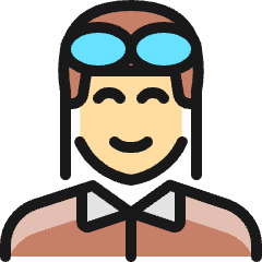 History Man Aviator_1 Icon from Ultimate Colors Set