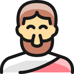 History Man Caveman_1 Icon from Ultimate Colors Set