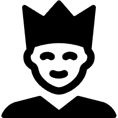 History Man King Icon from Ultimate Bold Set