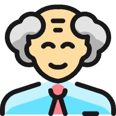Old People Man 1_1 Icon from Ultimate Colors Set