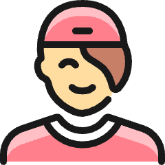 People Man Cap 1_1 Icon from Ultimate Colors Set