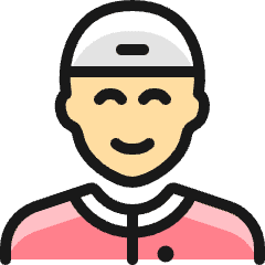 People Man Cap 2_1 Icon from Ultimate Colors Set