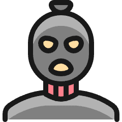 Crime Man Thief 2_1 Icon from Ultimate Colors Set