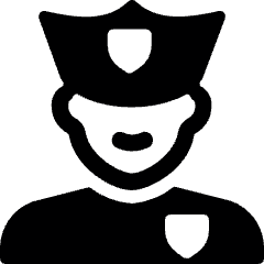 Police Man 1 Icon from Ultimate Bold Set