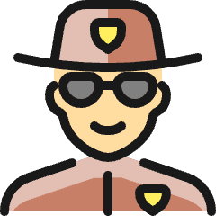 Police Man 2_1 Icon from Ultimate Colors Set
