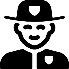 Police Man 4 Icon from Ultimate Bold Set