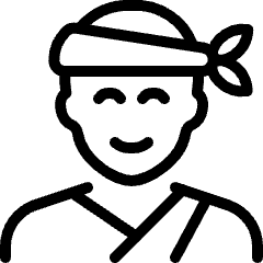 Professions Man Chef 1 Icon from Ultimate Light Set