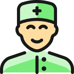Professions Man Nurse 2_1 Icon from Ultimate Colors Set