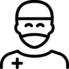 Professions Man Surgeon Icon from Ultimate Light Set