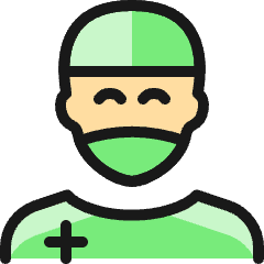 Professions Man Surgeon_1 Icon from Ultimate Colors Set