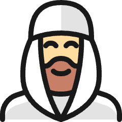 Religion Man Muslim 2_1 Icon from Ultimate Colors Set