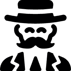 Vintage Man Moustache 2 Icon from Ultimate Bold Set