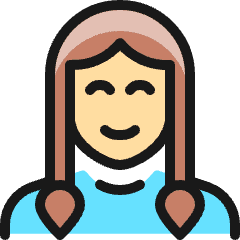 People Woman 6_1 Icon from Ultimate Colors Set