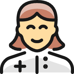 Professions Woman Nurse 1_1 Icon from Ultimate Colors Set