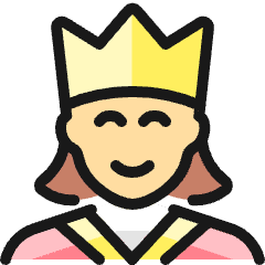 History Woman Queen_1 Icon from Ultimate Colors Set
