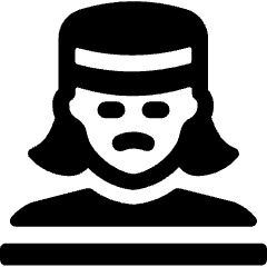 Crime Woman Inmate Icon from Ultimate Bold Set