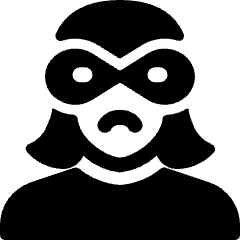 Crime Woman Thief Icon from Ultimate Bold Set