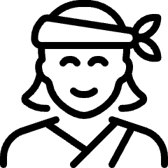 Professions Woman Chef 2 Icon from Ultimate Light Set