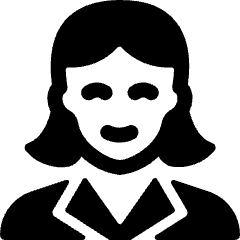 Professions Woman Office 1 Icon from Ultimate Bold Set