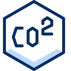 Carbon Dioxide Icon from Cyber Duotone Set