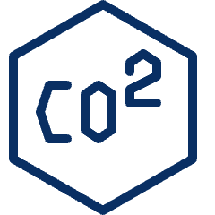 Carbon Dioxide Icon from Cyber Line Set