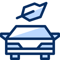 Eco Car Icon from Cyber Duotone Set