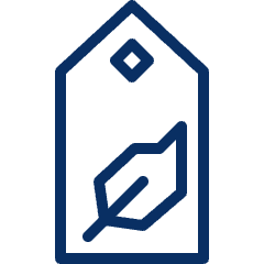 Eco Tag Icon from Cyber Line Set
