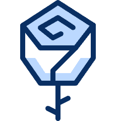 Flower 5 Icon from Cyber Duotone Set