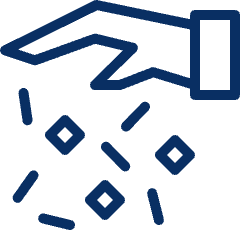 Hand Seed Icon from Cyber Line Set