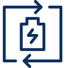 Recharge Energy Icon from Cyber Line Set