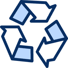 Recycle Sign Icon from Cyber Duotone Set