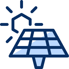 Solar Plant Icon from Cyber Duotone Set