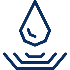 Water Drop Icon from Cyber Line Set