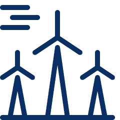 Wind Turbine Icon from Cyber Line Set