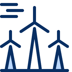 Wind Turbine Icon from Cyber Duotone Set