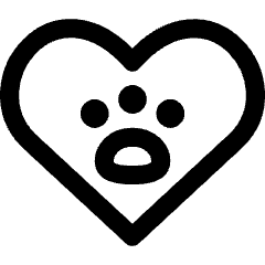 Animal Lover Icon from Core Line Set